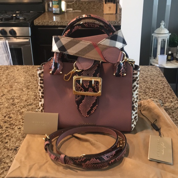Sold NWT Burberry Buckle Handbag - Picture 8 of 8